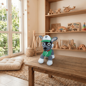 horgolt Rocky figura