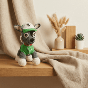 horgolt Rocky figura